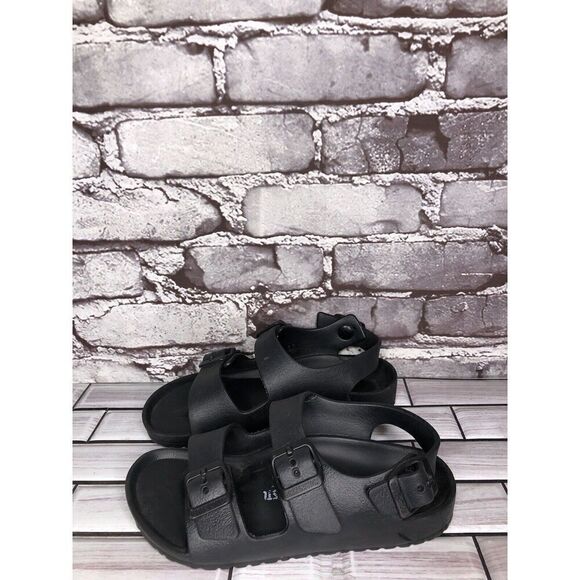Birkenstock Arizona EVA Black Foam Slip On Sandals Kids Sz 32EU/US Size L1 - Picture 14 of 16